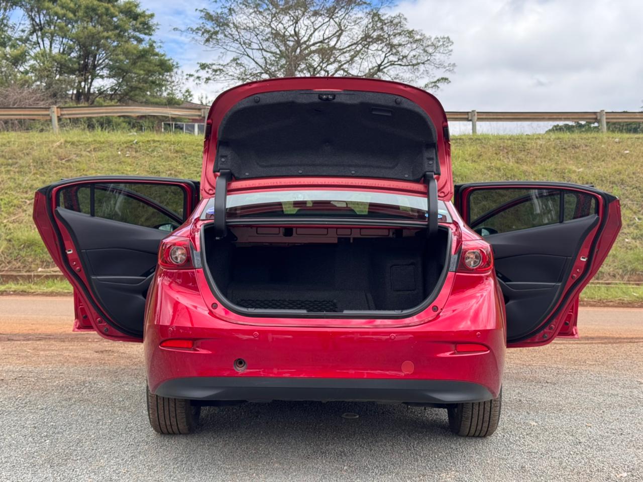 2018 – Mazda Axela Hybrid – Wine Red