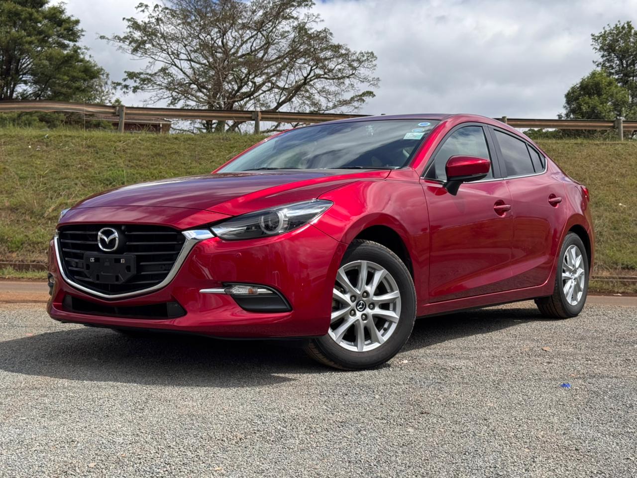 2018 – Mazda Axela Hybrid – Wine Red