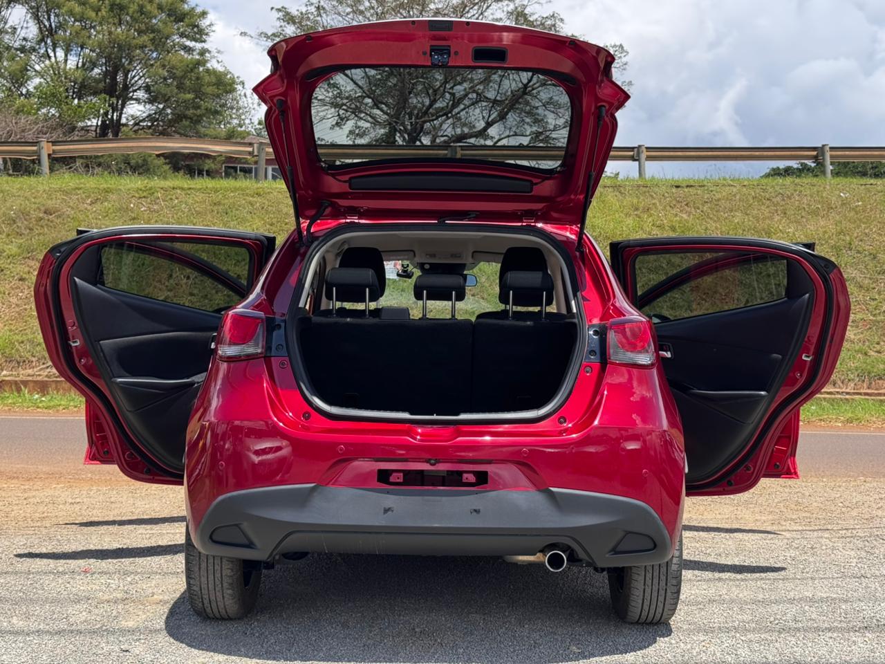 2018 – Mazda Demio – Wine Red