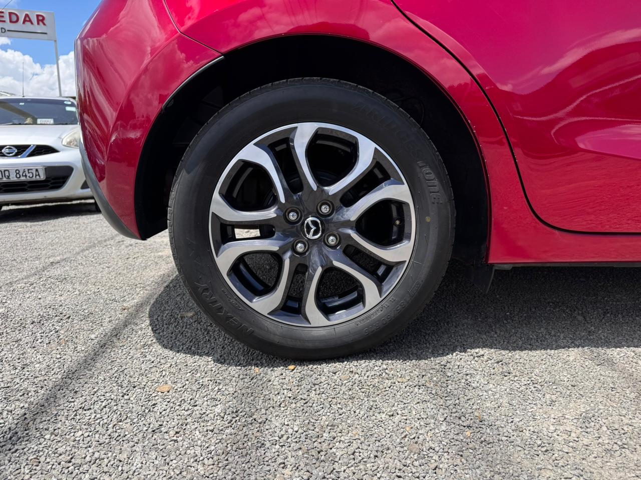 2018 – Mazda Demio – Wine Red