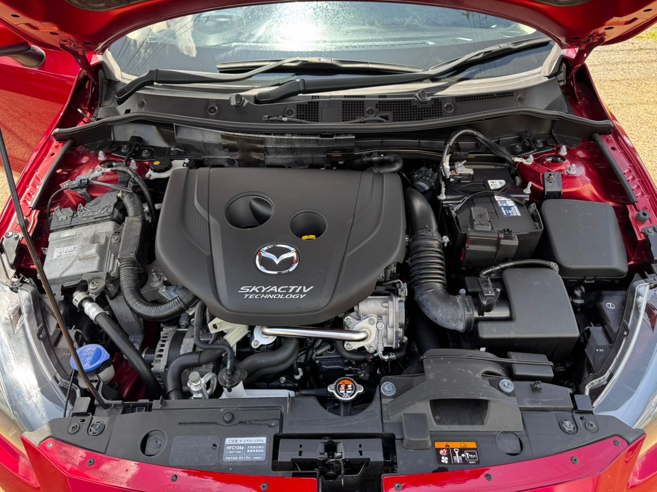 2018 – Mazda Demio – Wine Red