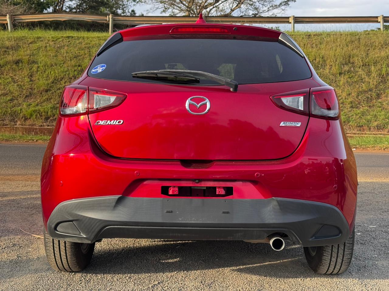 2018 – Mazda Demio – Wine Red
