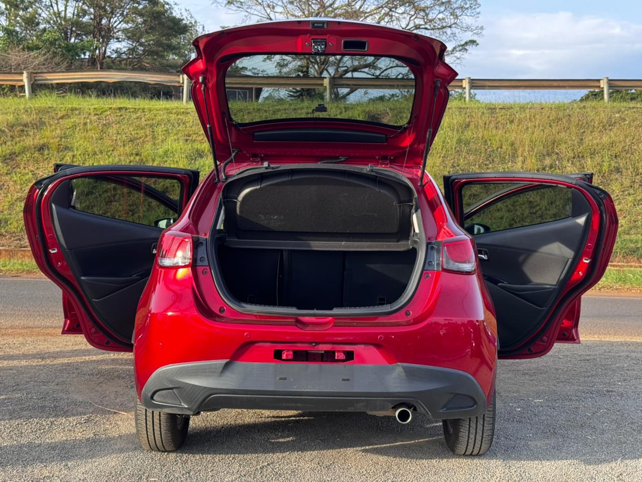 2018 – Mazda Demio – Wine Red