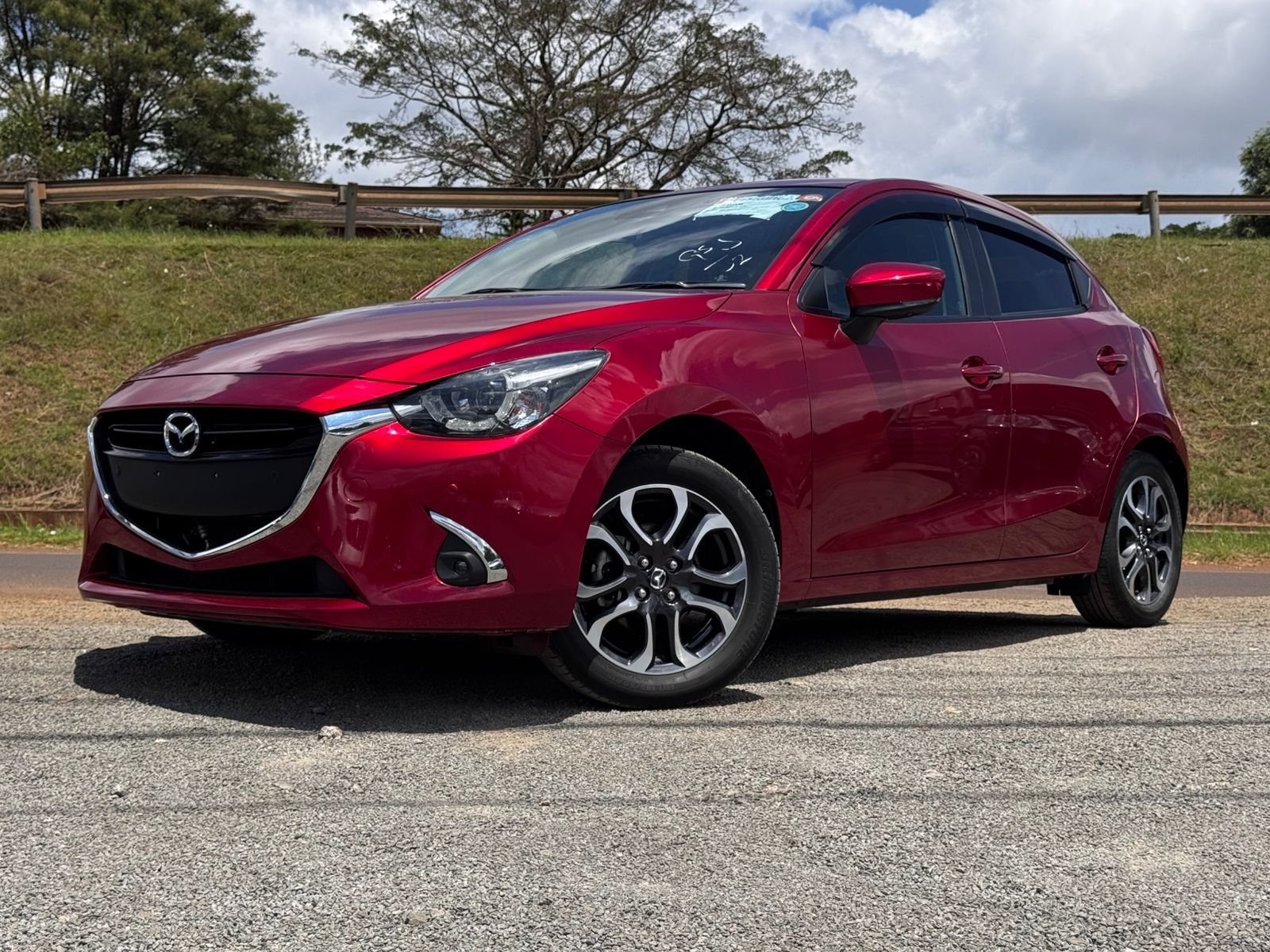 2018 – Mazda Demio – Wine Red