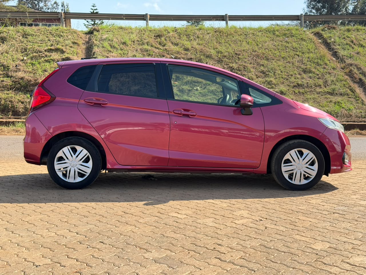 2019-Honda Fit- Wine Red
