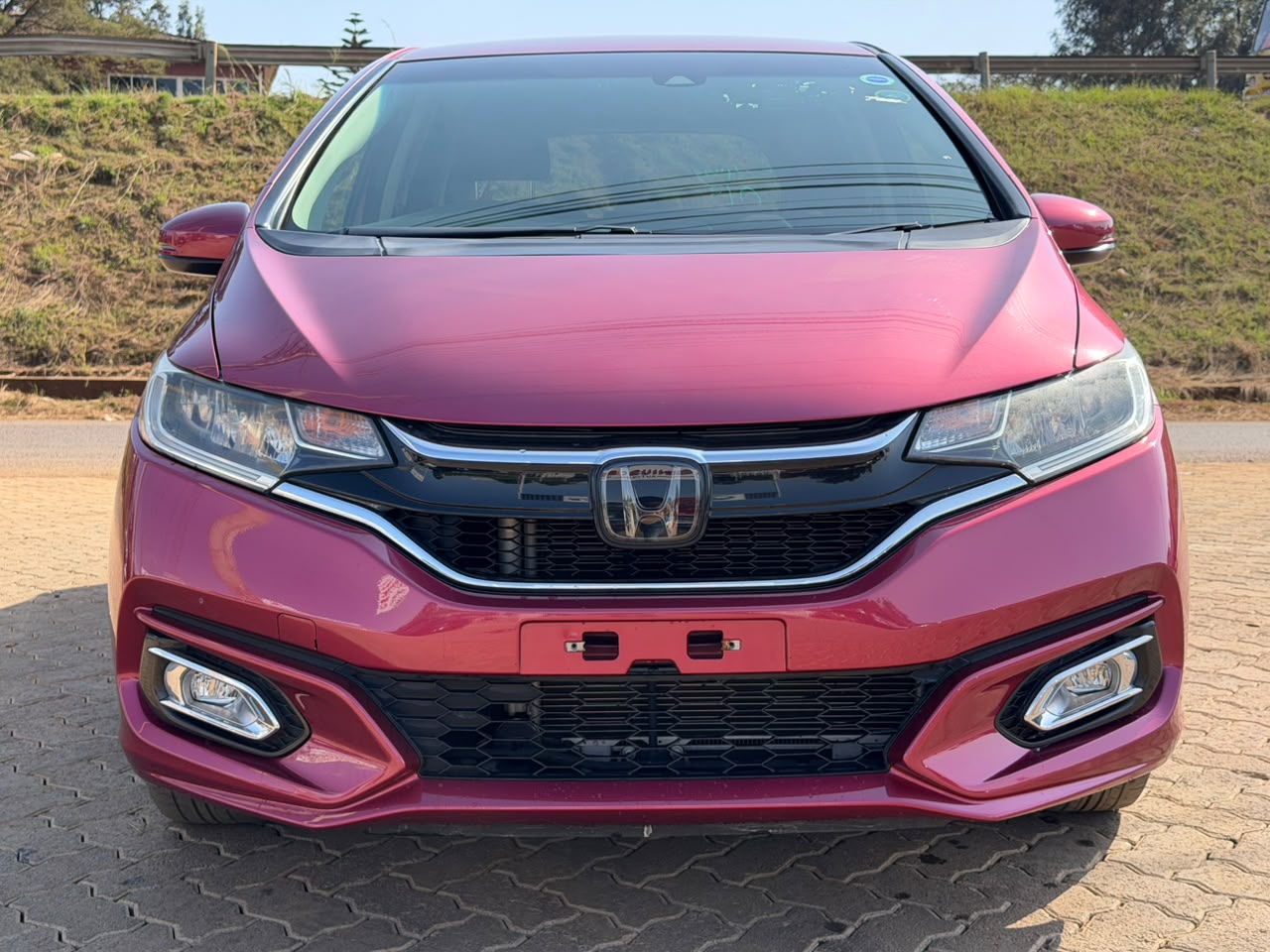 2019-Honda Fit- Wine Red