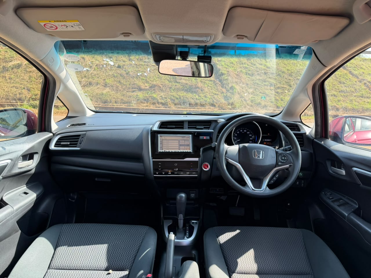 2019-Honda Fit- Wine Red