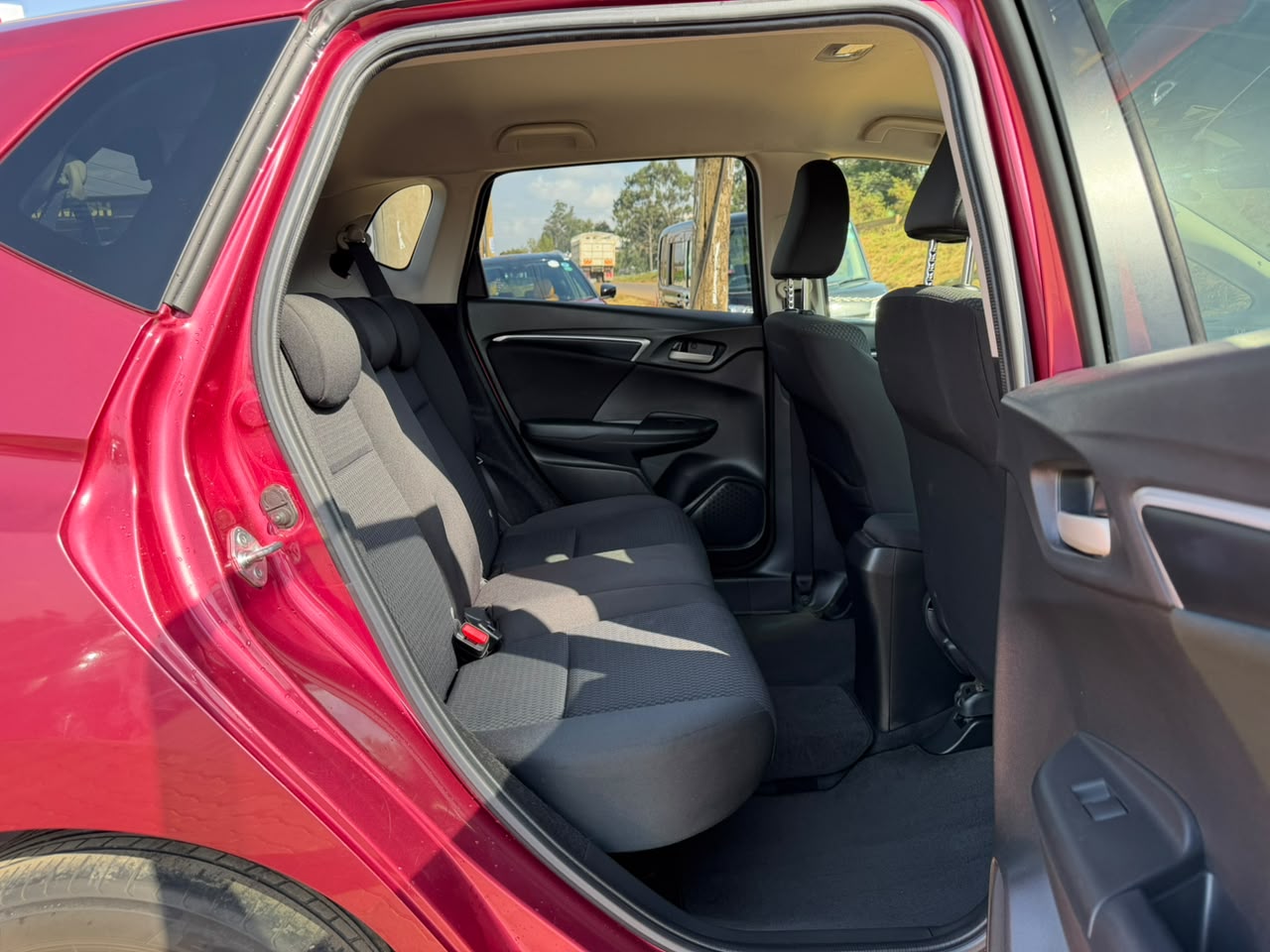 2019-Honda Fit- Wine Red