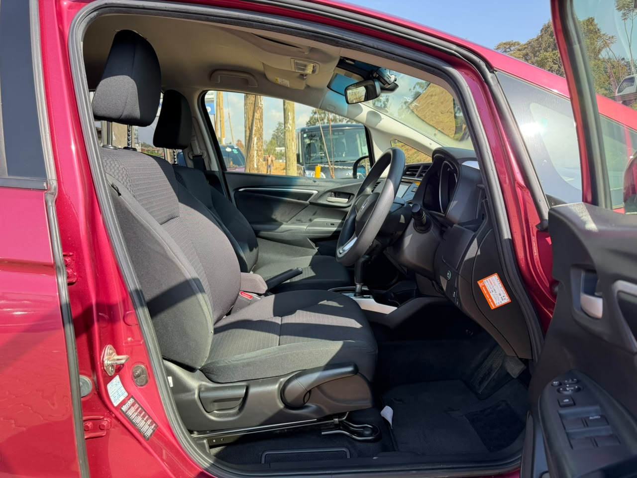 2019-Honda Fit- Wine Red