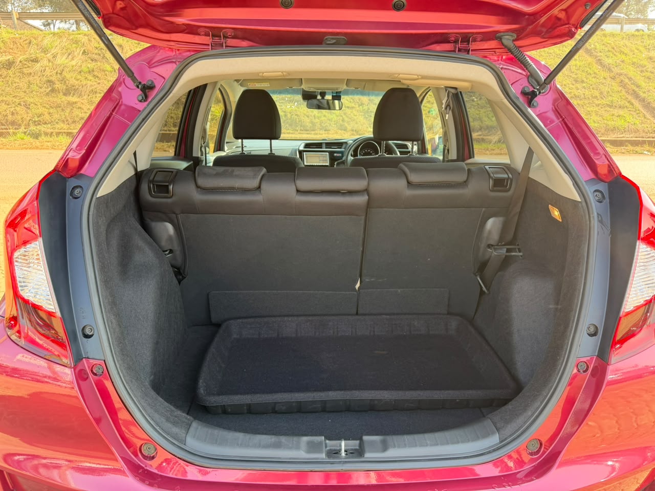 2019-Honda Fit- Wine Red