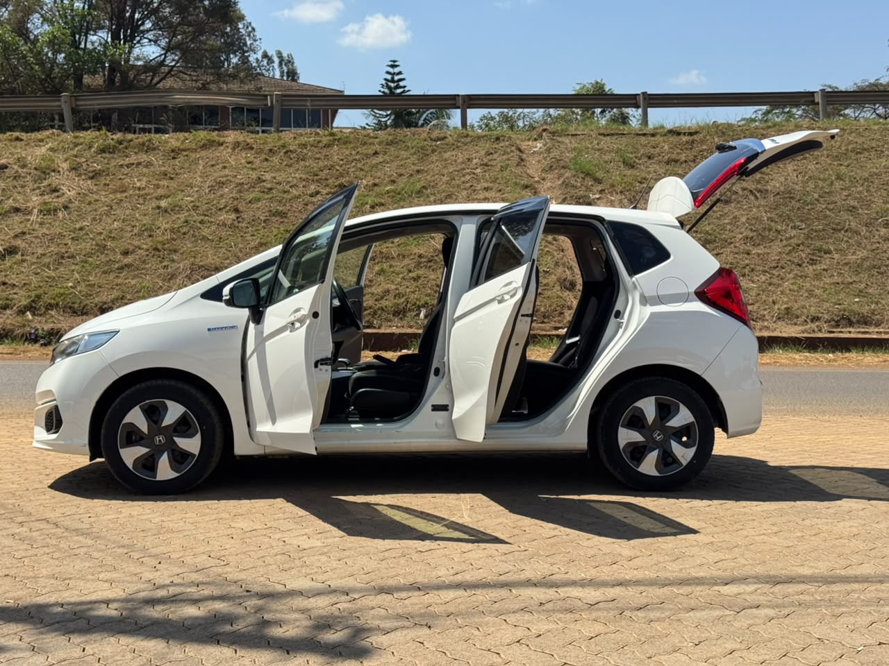 2019- Honda Fit Hybrid- White