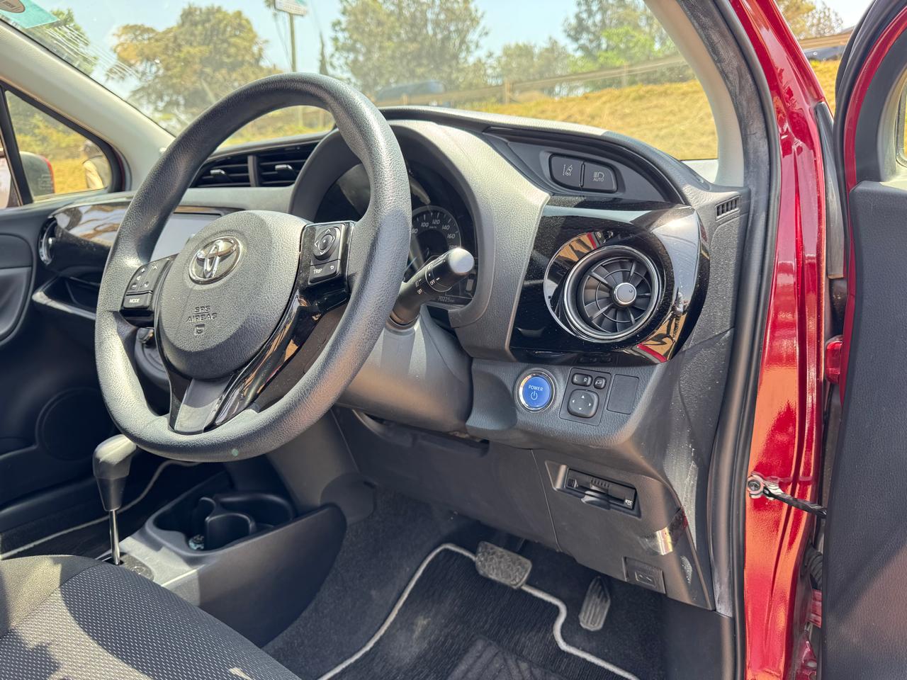 2019  – Toyota Vitz Hybrid – Red