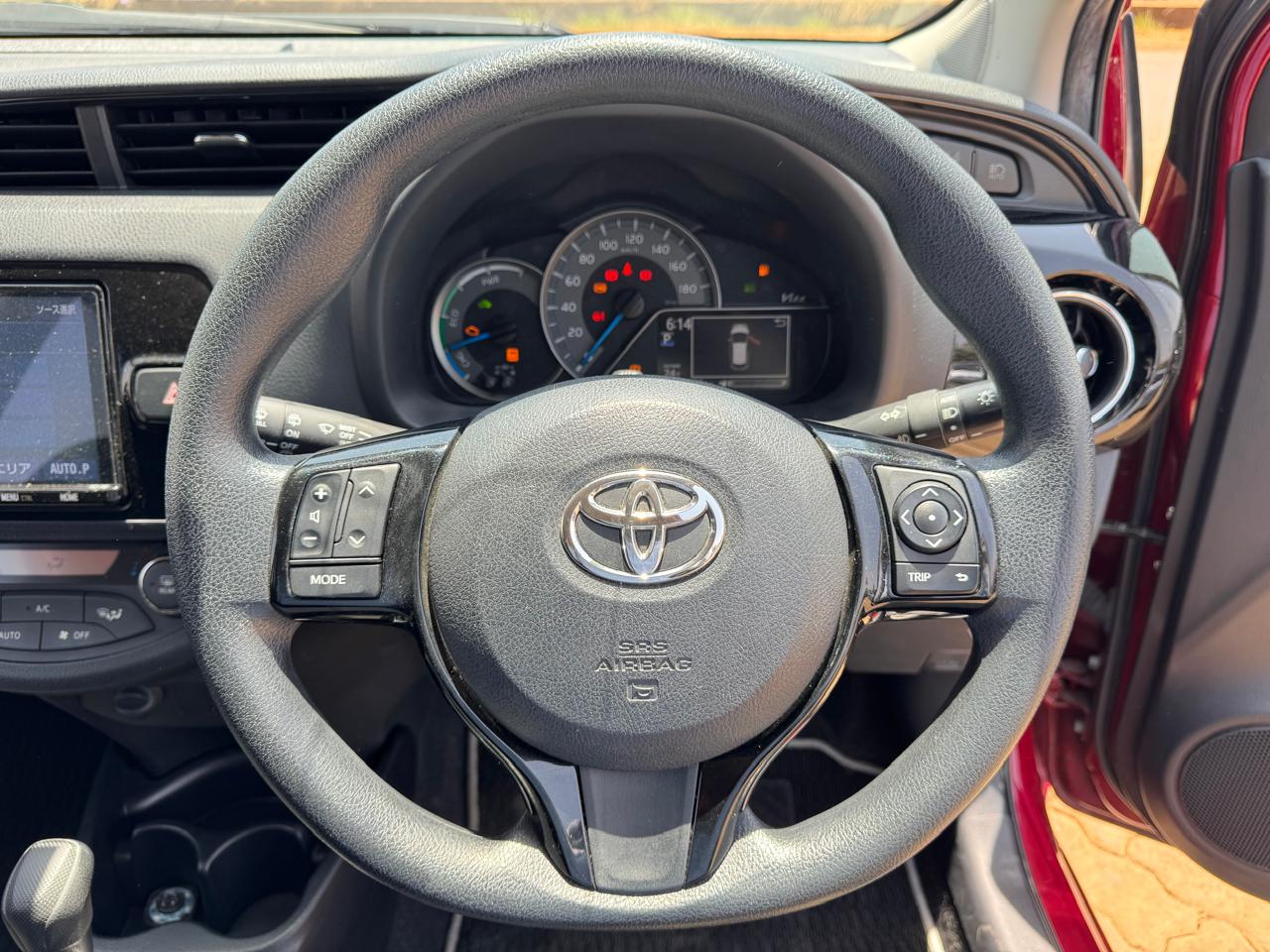 2019  – Toyota Vitz Hybrid – Red