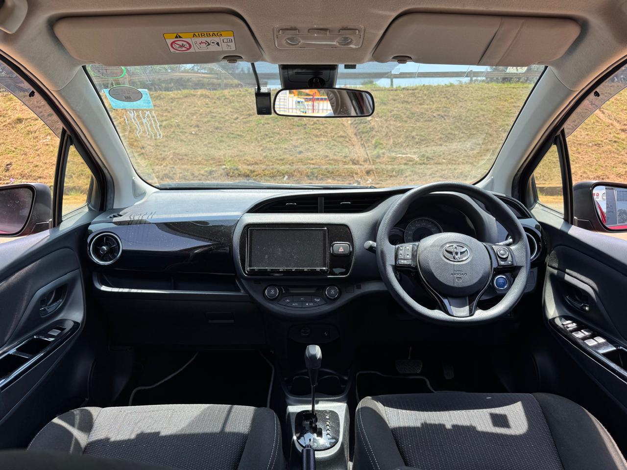 2019  – Toyota Vitz Hybrid – Red